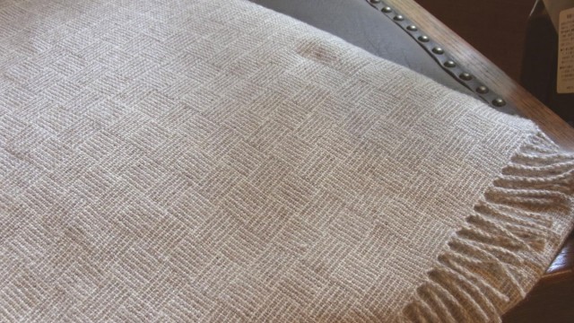 カシミヤ手織りマフラー